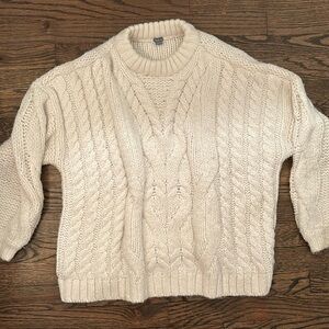 Aerie cable knit sweater